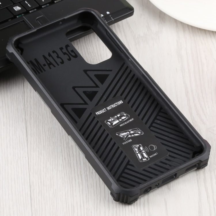 Camouflage Armor Shockproof TPU + PC Magnetic Protective Phone Case with Holder, For Samsung Galaxy A13 5G, For Samsung Galaxy S22 5G, For Xiaomi Mi 11T / 11T Pro, For Samsung Galaxy S22+ 5G