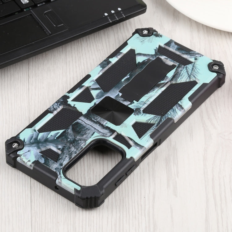 Camouflage Armor Shockproof TPU + PC Magnetic Protective Phone Case with Holder, For Samsung Galaxy A13 5G, For Samsung Galaxy S22 5G, For Xiaomi Mi 11T / 11T Pro, For Samsung Galaxy S22+ 5G