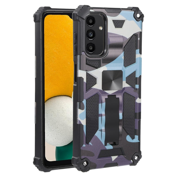 Camouflage Armor Shockproof TPU + PC Magnetic Protective Phone Case with Holder, For Samsung Galaxy A13 5G, For Samsung Galaxy S22 5G, For Xiaomi Mi 11T / 11T Pro, For Samsung Galaxy S22+ 5G