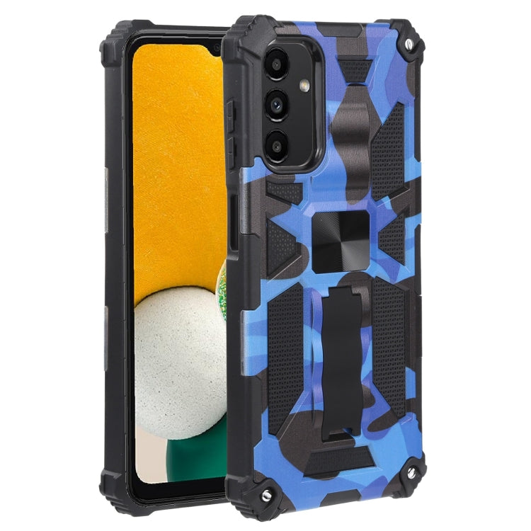 Camouflage Armor Shockproof TPU + PC Magnetic Protective Phone Case with Holder, For Samsung Galaxy A13 5G, For Samsung Galaxy S22 5G, For Samsung Galaxy S22+ 5G