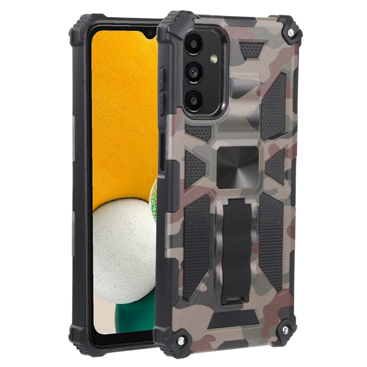 Camouflage Armor Shockproof TPU + PC Magnetic Protective Phone Case with Holder, For Samsung Galaxy A13 5G, For Samsung Galaxy S22 5G, For Samsung Galaxy S22+ 5G