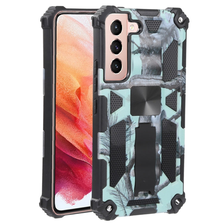 Camouflage Armor Shockproof TPU + PC Magnetic Protective Phone Case with Holder, For Samsung Galaxy A13 5G, For Samsung Galaxy S22 5G, For Xiaomi Mi 11T / 11T Pro, For Samsung Galaxy S22+ 5G