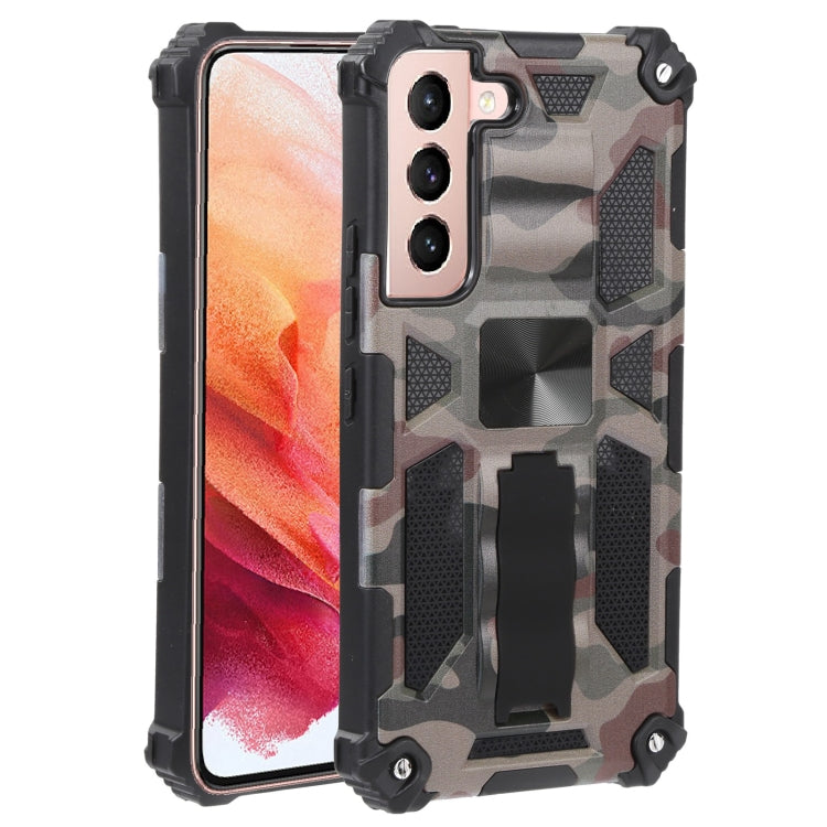 Camouflage Armor Shockproof TPU + PC Magnetic Protective Phone Case with Holder, For Samsung Galaxy A13 5G, For Samsung Galaxy S22 5G, For Samsung Galaxy S22+ 5G