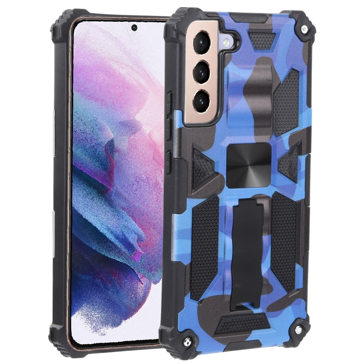 Camouflage Armor Shockproof TPU + PC Magnetic Protective Phone Case with Holder, For Samsung Galaxy A13 5G, For Samsung Galaxy S22 5G, For Samsung Galaxy S22+ 5G