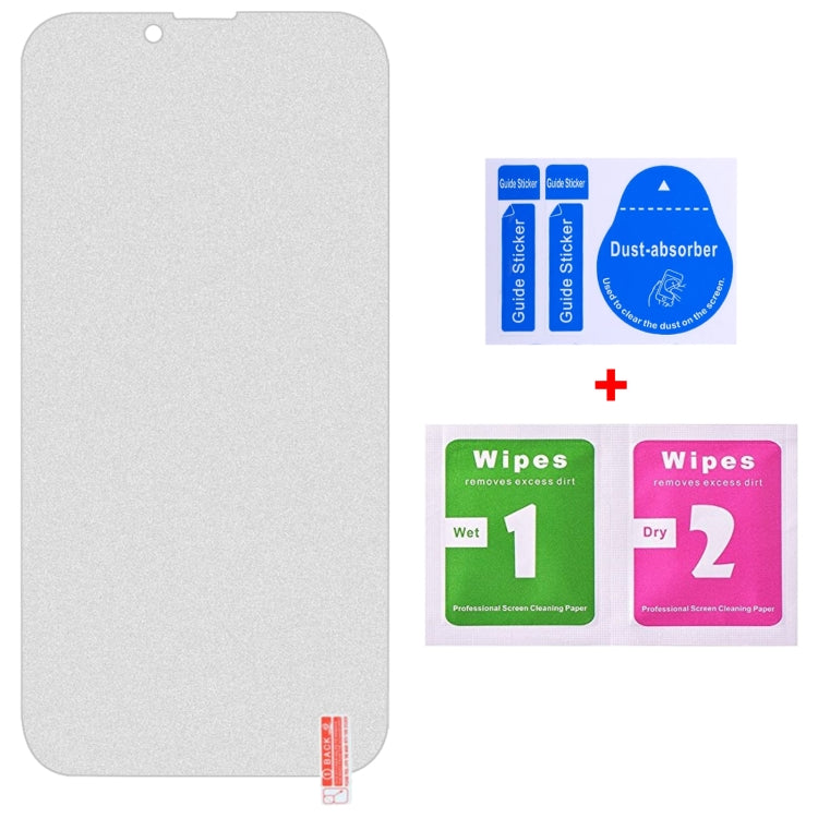 For iPhone 17e / 16e / 14 / 13 / 13 Pro 50pcs Transparent Frosted Full Screen Tempered Glass Film, For iPhone 13 mini (50pcs), For iPhone 16e / 13 / 13 Pro  (50pcs), For iPhone 13 Pro Max (50pcs)