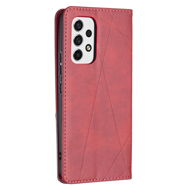 Prismatic Invisible Magnetic Leather Phone Case, For Samsung Galaxy A53 5G