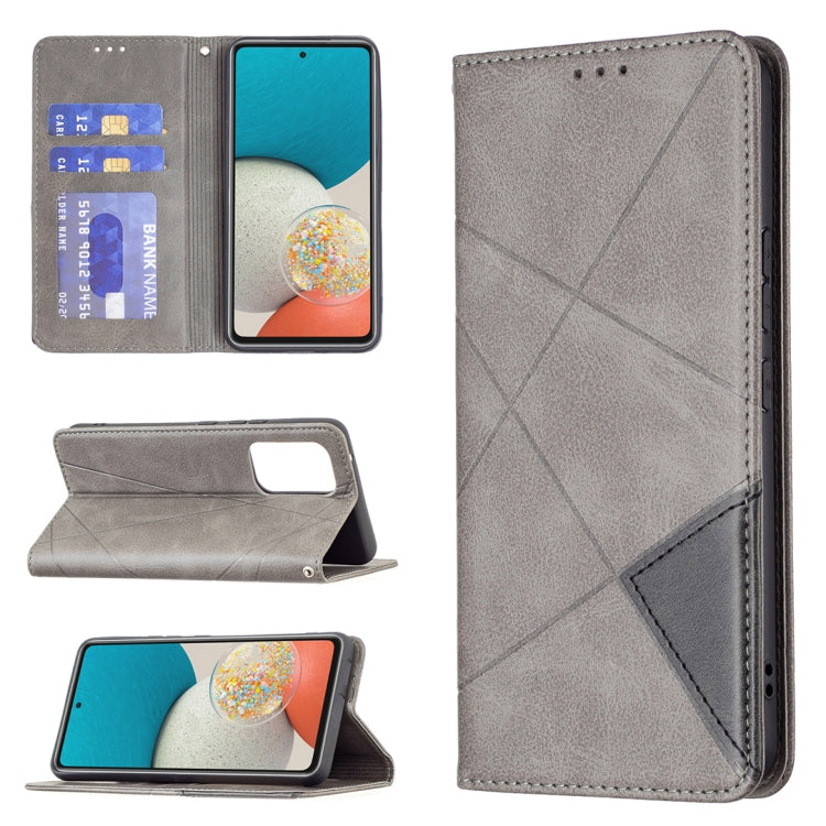Prismatic Invisible Magnetic Leather Phone Case, For Samsung Galaxy A53 5G