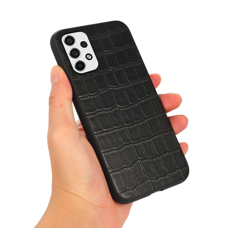 Crocodile Texture Leather Phone Case, For Samsung Galaxy A03 Core, For Samsung Galaxy A53 5G