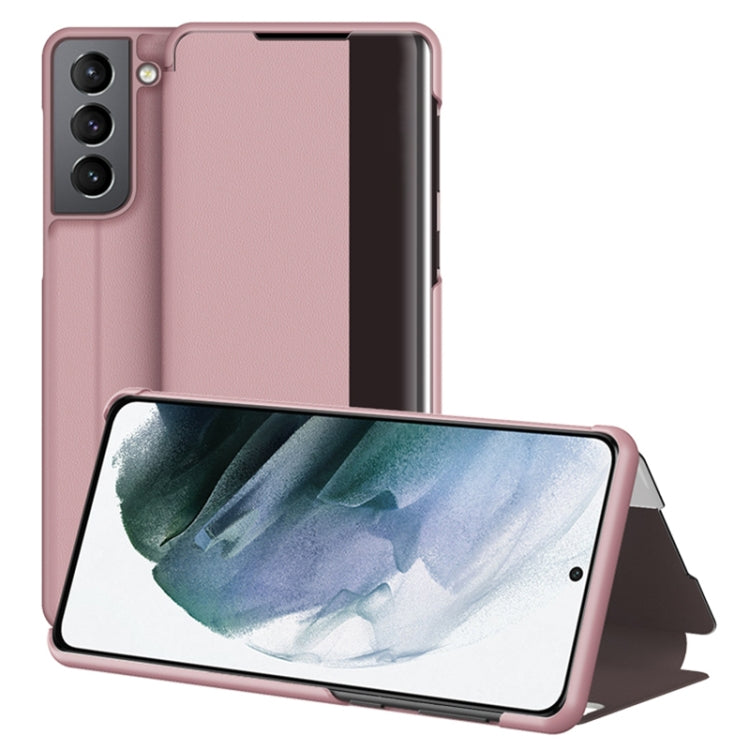 Window View Leather Phone Case, For Xiaomi Redmi Note 11, For Samsung Galaxy S22+ 5G