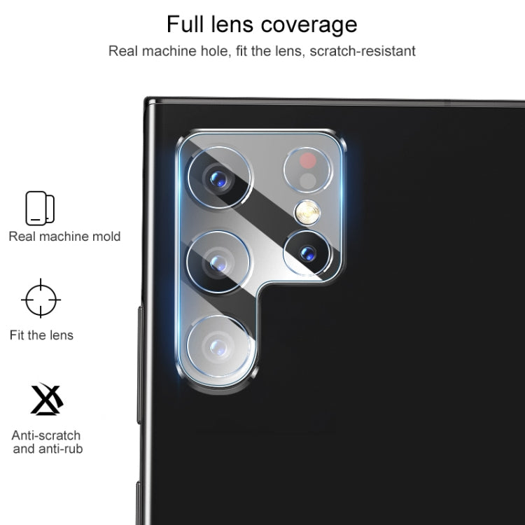 0.26mm 9H 2.5D Rear Camera Lens Tempered Glass Film, For Samsung Galaxy S22 Ultra 5G (1 PC)