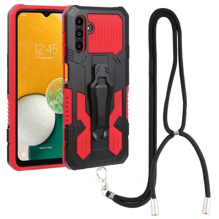 Armor Warrior Shockproof PC + TPU Lanyard Phone Case, For Samsung Galaxy A13 5G, For Infinix Hot 11, For Infinix Smart 6