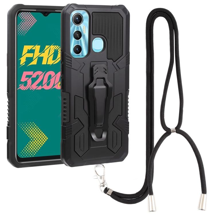 Armor Warrior Shockproof PC + TPU Lanyard Phone Case, For Samsung Galaxy A13 5G, For Infinix Hot 11, For Infinix Smart 6
