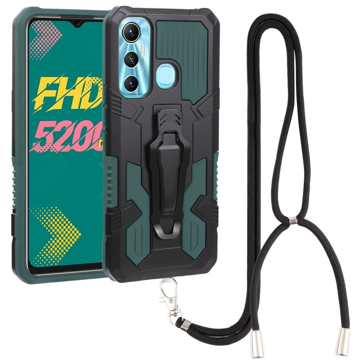 Armor Warrior Shockproof PC + TPU Lanyard Phone Case, For Samsung Galaxy A13 5G, For Infinix Hot 11, For Infinix Smart 6