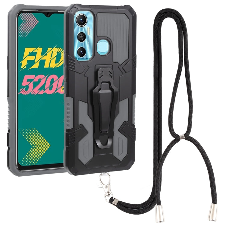 Armor Warrior Shockproof PC + TPU Lanyard Phone Case, For Samsung Galaxy A13 5G, For Infinix Hot 11, For Infinix Smart 6