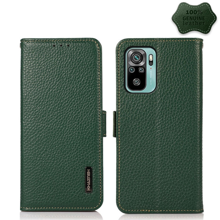 KHAZNEH Side-Magnetic Litchi Genuine Leather RFID Phone Case, For Xiaomi Mi 10S, For Xiaomi Mi 10T Lite 5G, For Xiaomi Mi 10T 5G, For Xiaomi Mi 11 Lite 5G / Mi 11 Lite, For Xiaomi Mi 11 Pro, For Xiaomi Mi 11 Ultra, For Xiaomi Mi 11                     ...