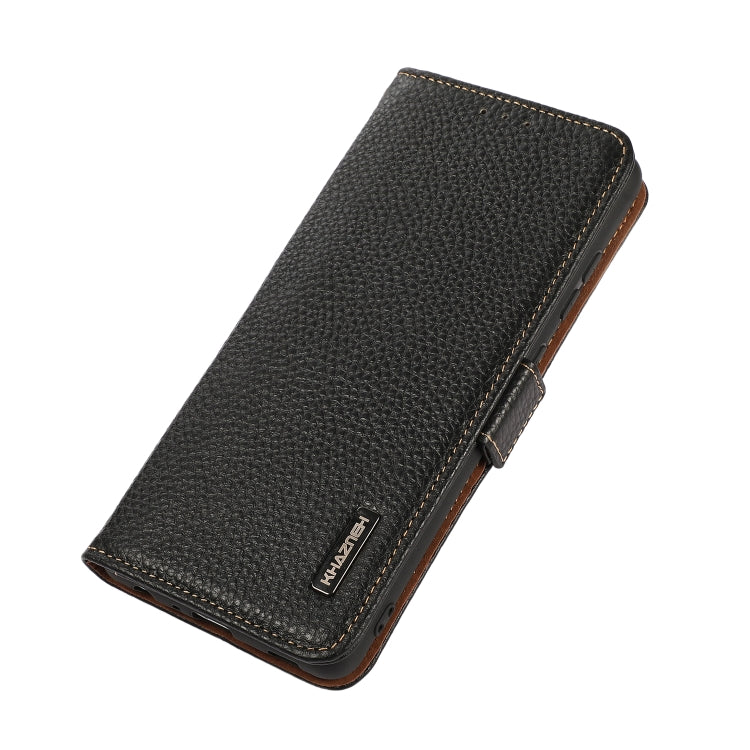 KHAZNEH Side-Magnetic Litchi Genuine Leather RFID Phone Case, For Samsung Galaxy A72 5G, For Samsung Galaxy A82 5G, For Samsung Galaxy F62 / M62, For Samsung Galaxy M32, For Samsung Galaxy M52 5G, For Samsung Galaxy S20 FE, For Samsung Galaxy S20+     ...