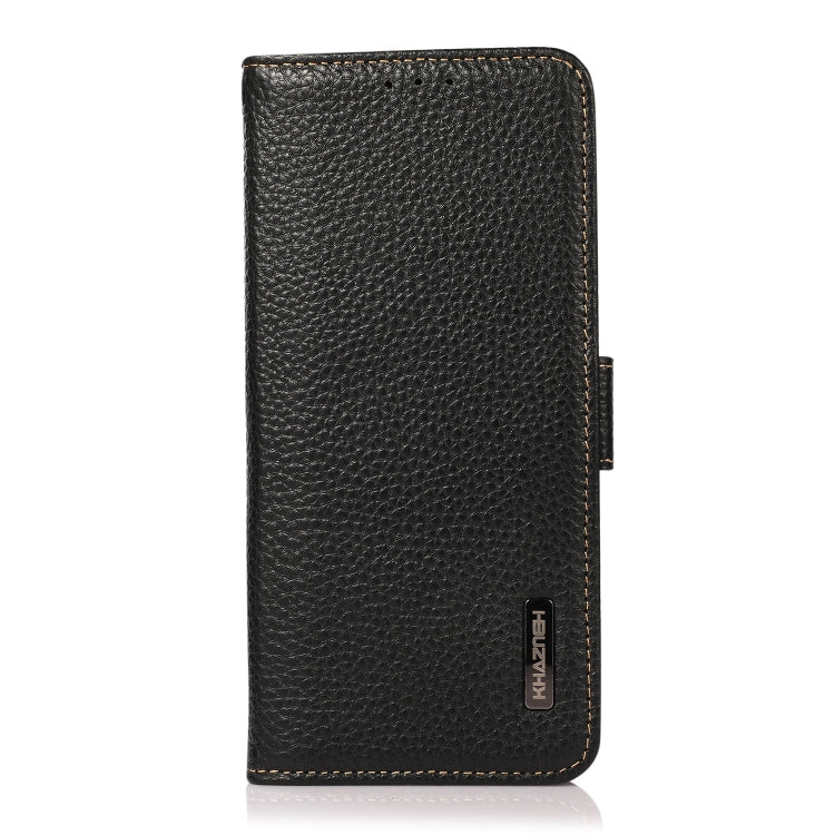 KHAZNEH Side-Magnetic Litchi Genuine Leather RFID Case, For OPPO A16, For OPPO A54 4G, For OPPO A55 5G, For OPPO A55s 5G JP Version, For OPPO A93 5G, For OPPO Reno5 5G / Find X3 Lite, For OPPO Reno5 A JP Version, For OPPO Reno6 Pro 5G                  ...