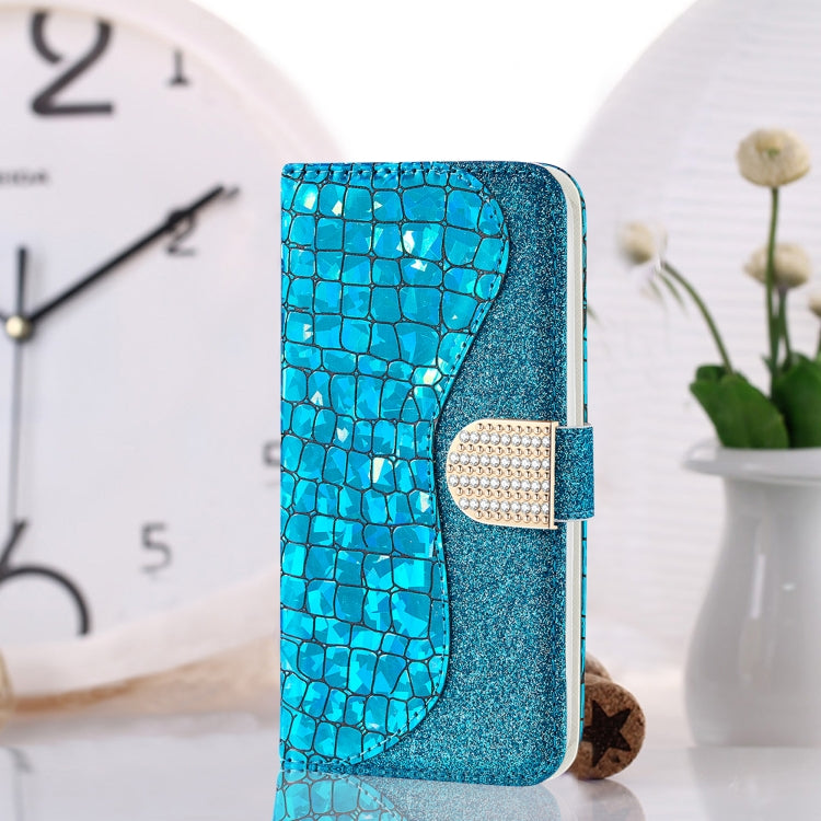 Laser Glitter Powder Matching Crocodile Texture Leather Case, For Samsung Galaxy A33 5G, For Samsung Galaxy A73