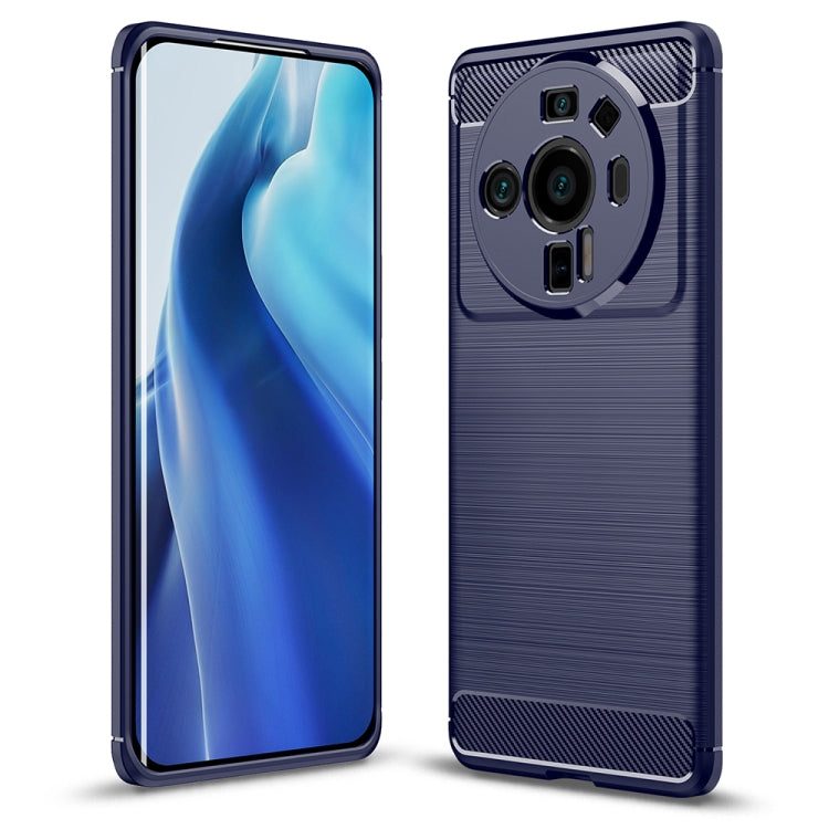 Brushed Texture Carbon Fiber TPU Phone Case, For Xiaomi Mi 12 Ultra 5G