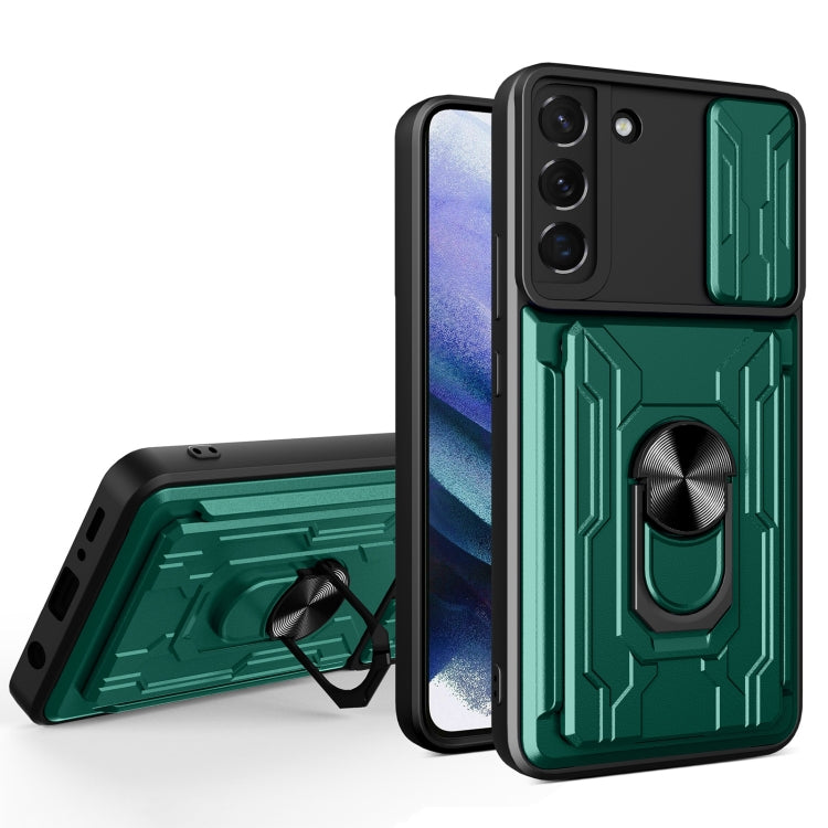 Sliding Camshield Card Phone Case, For Samsung Galaxy S22+ 5G