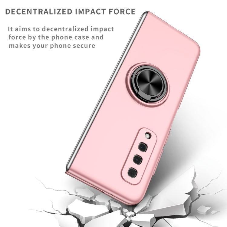 Armor Ring Holder Phone Case, For Samsung Galaxy Fold, For Samsung Galaxy Z Flip 5G, For Samsung Galaxy Z Flip3 5G, For Samsung Galaxy Z Fold2 5G, For Samsung Galaxy Z Fold3 5G