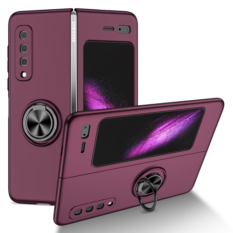 Armor Ring Holder Phone Case, For Samsung Galaxy Fold, For Samsung Galaxy Z Flip 5G, For Samsung Galaxy Z Flip3 5G, For Samsung Galaxy Z Fold2 5G, For Samsung Galaxy Z Fold3 5G