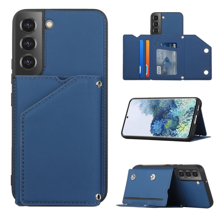 Skin Feel PU + TPU + PC Phone Case with Card Slots, For Xiaomi Redmi Note 11 Pro, For vivo S10e / V23e, For Samsung Galaxy S22 5G, For Samsung Galaxy S22+ 5G, For Samsung Galaxy S22 Ultra 5G