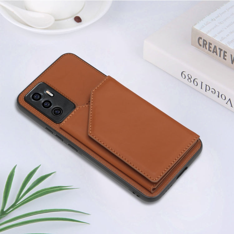 Skin Feel PU + TPU + PC Phone Case with Card Slots, For Xiaomi Redmi Note 11 Pro, For vivo S10e / V23e, For Samsung Galaxy S22 5G, For Samsung Galaxy S22+ 5G, For Samsung Galaxy S22 Ultra 5G