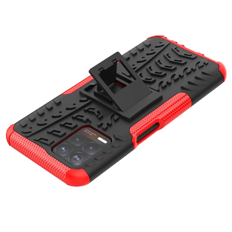 Tire Texture TPU + PC Phone Case with Holder, For OPPO Realme 8i, For Xiaomi Redmi Note 11 Pro (China), For Motorola Moto E40, For Samsung Galaxy A03 Global, For Samsung Galaxy A53 5G