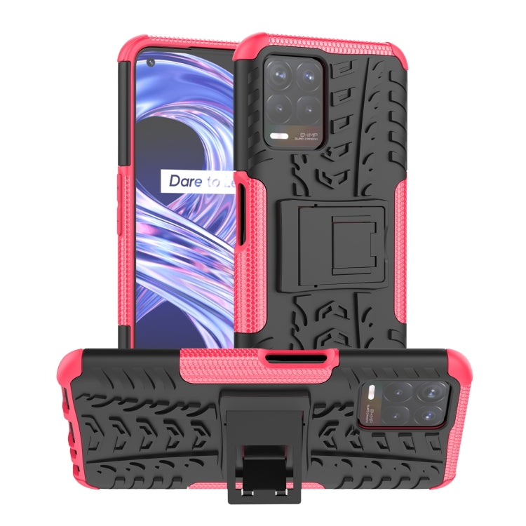 Tire Texture TPU + PC Phone Case with Holder, For OPPO Realme 8i, For Xiaomi Redmi Note 11 Pro (China), For Motorola Moto E40, For Samsung Galaxy A53 5G