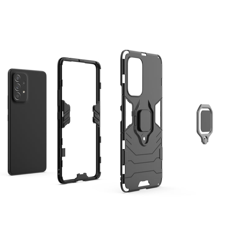 PC + TPU Phone Case with Magnetic Ring Holder, For Samsung Galaxy A53 5G, For Samsung Galaxy A73 5G