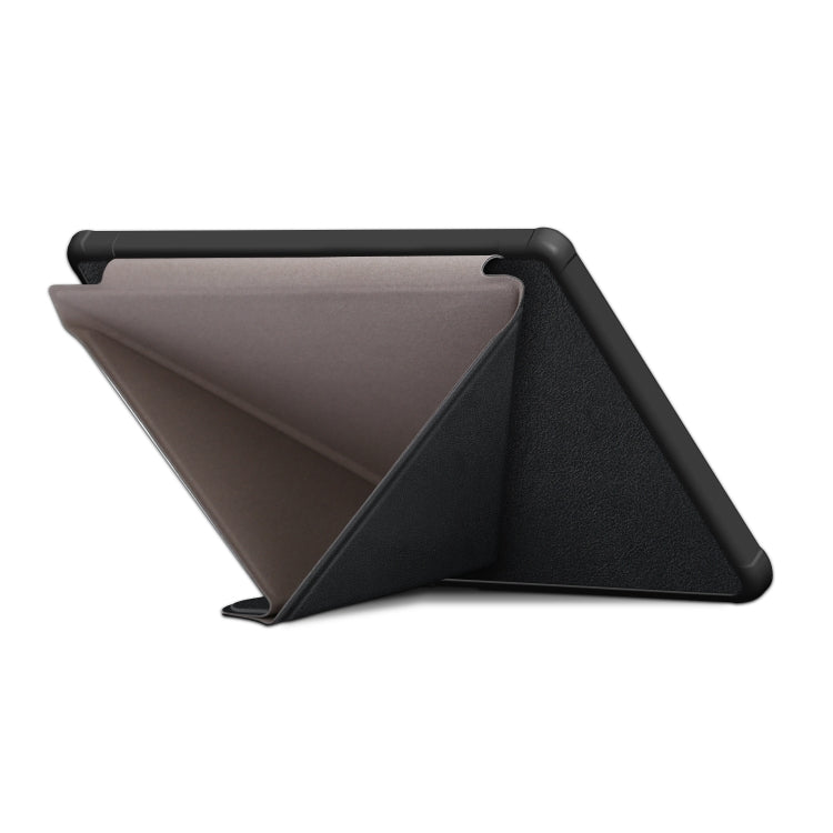 Cloth Texture Multi-folding Leather Tablet Case, For KOBO Libra2 2021, For KOBO Sage 2021