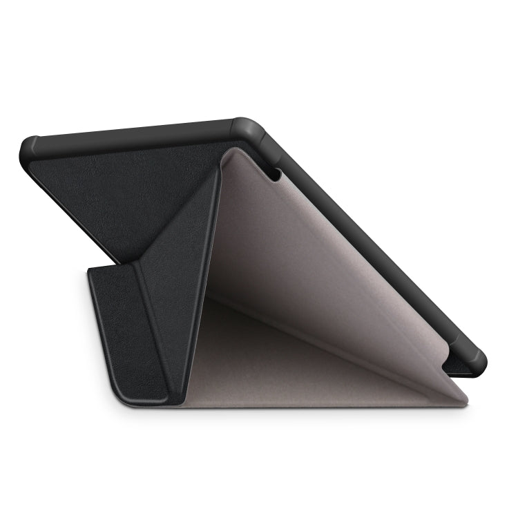 Cloth Texture Multi-folding Leather Tablet Case, For KOBO Libra2 2021, For KOBO Sage 2021