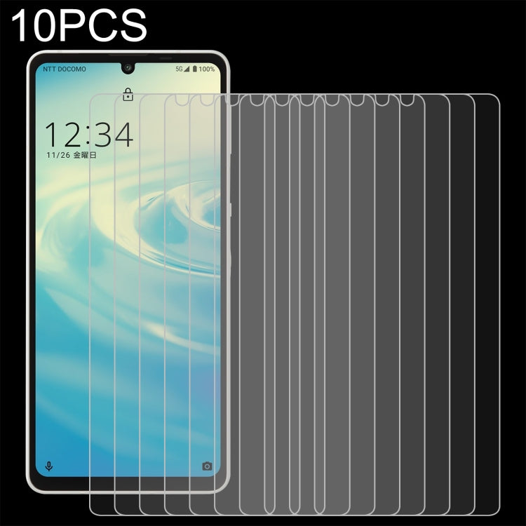 10 PCS 0.26mm 9H 2.5D Tempered Glass Film, For Alcatel Hero N3 8020 (10 PCS), For Sharp Aquos S3 (10 PCS), For Alcatel One Touch Idol 2S (10 PCS), For Sharp Aquos Sense 3 (10 PCS), For Alcatel A3 (10 PCS), For Sharp Aquos Sense 3 Plus (10 PCS)         ...