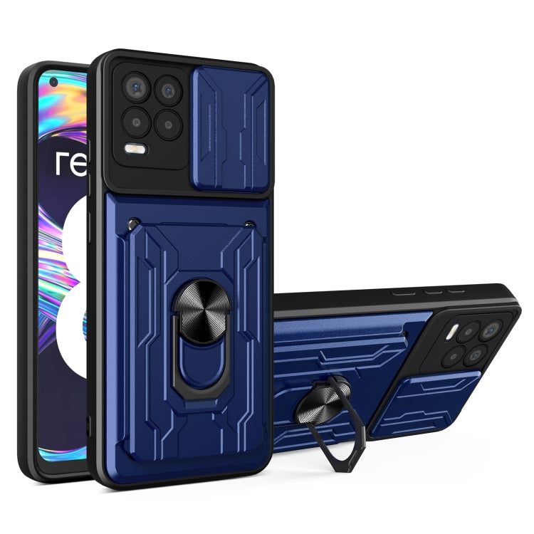Sliding Camshield Card Phone Case, For Xiaomi Redmi K40/Poco F3/Mi 11i, For OPPO Realme 8 / 8 Pro