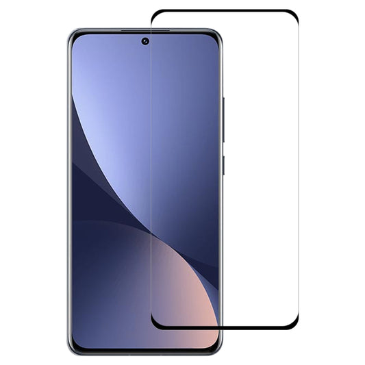 Edge Glue 9H HD 3D Curved Edge Tempered Glass Film, For Xiaomi 12X / 12 (1 PC)