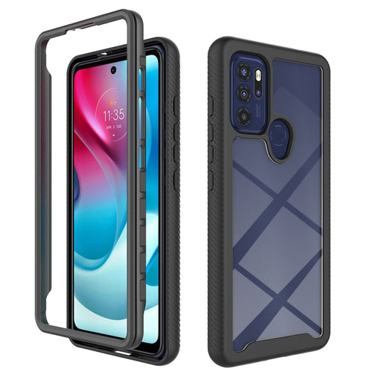 Starry Sky Solid Color Series PC + TPU Phone Case, For Motorola Moto G60S