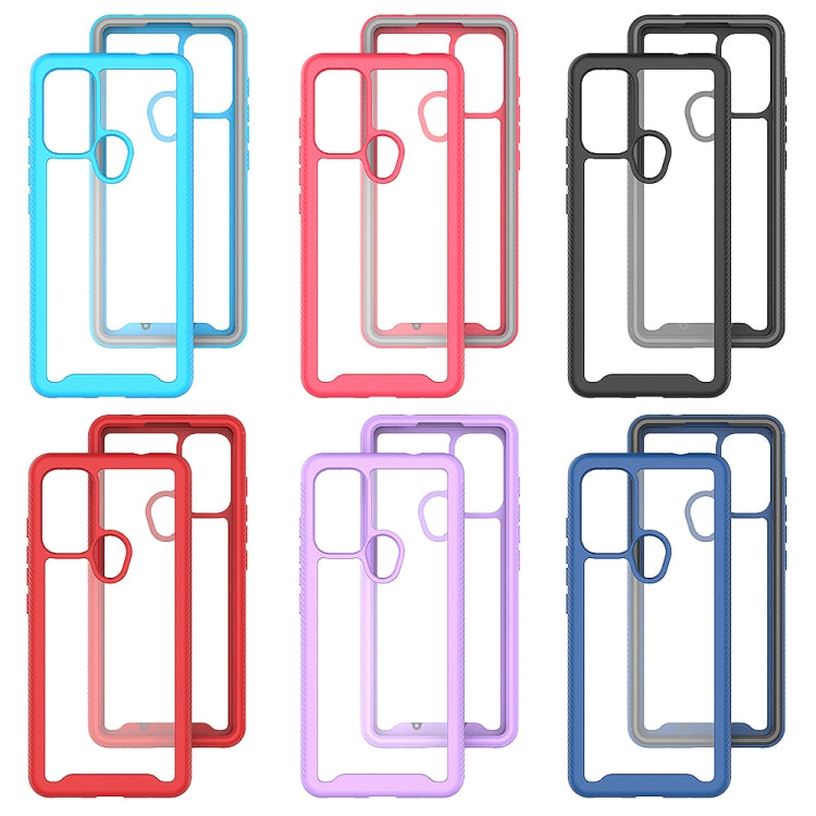 Starry Sky Solid Color Series PC + TPU Phone Case, For Motorola Moto G60S