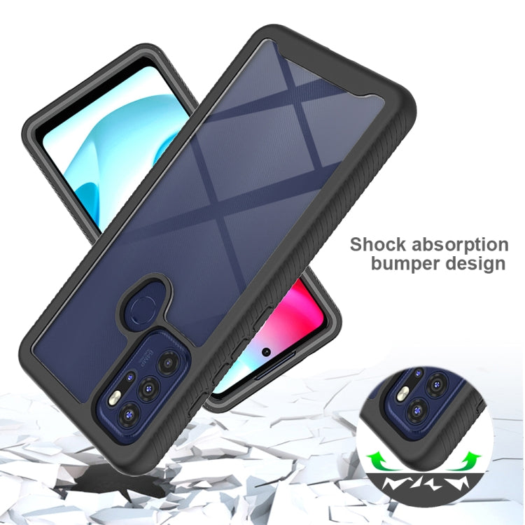 Starry Sky Solid Color Series PC + TPU Phone Case, For Motorola Moto G60S