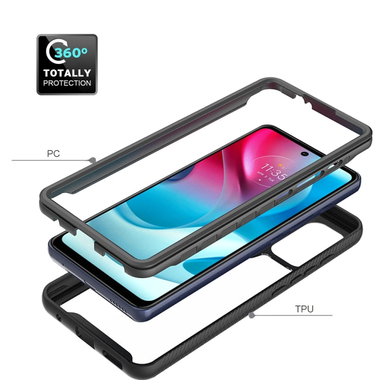 Starry Sky Solid Color Series PC + TPU Phone Case, For Motorola Moto G60S
