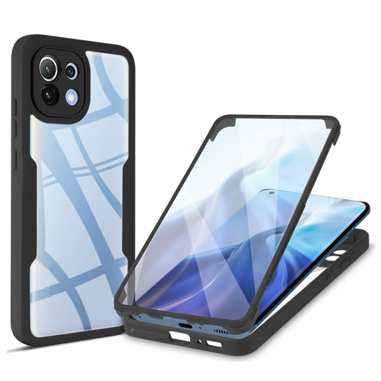 Acrylic + TPU 360 Degrees Full Coverage Shockproof Phone Case, For Xiaomi Mi 11, For Xiaomi Mi 11 Lite, For Xiaomi Mi 11T / 11T Pro, For Xiaomi Redmi Note 11 5G China, For Xiaomi Redmi Note 11 Pro / Note 11 Pro+