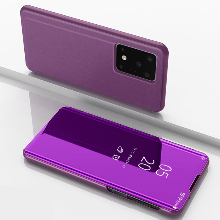 Plated Mirror Horizontal Flip Leather Case with Holder, For Galaxy S20+, For Galaxy S20 Ultra, For Galaxy S20, For Xiaomi Mi Note10 / Note 10 Pro