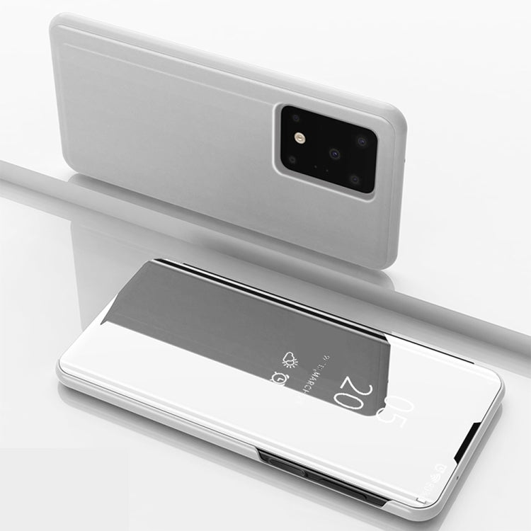 Plated Mirror Horizontal Flip Leather Case with Holder, For Galaxy S20+, For Galaxy S20 Ultra, For Galaxy S20, For Xiaomi Mi Note10 / Note 10 Pro