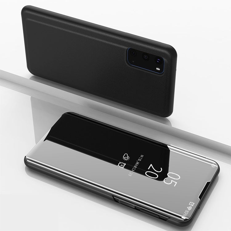 Plated Mirror Horizontal Flip Leather Case with Holder, For Galaxy S20+, For Galaxy S20 Ultra, For Galaxy S20, For Xiaomi Mi Note10 / Note 10 Pro