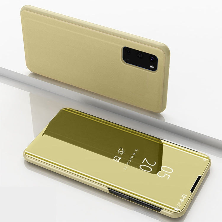 Plated Mirror Horizontal Flip Leather Case with Holder, For Galaxy S20+, For Galaxy S20 Ultra, For Galaxy S20, For Xiaomi Mi Note10 / Note 10 Pro