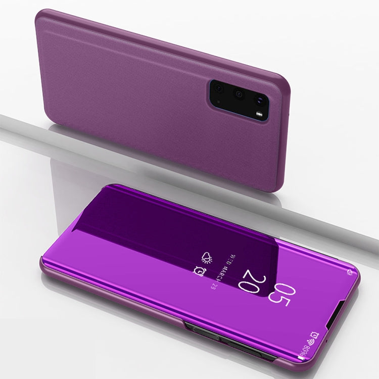 Plated Mirror Horizontal Flip Leather Case with Holder, For Galaxy S20+, For Galaxy S20 Ultra, For Galaxy S20, For Xiaomi Mi Note10 / Note 10 Pro