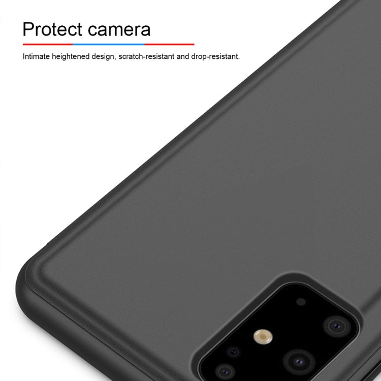 Plated Mirror Horizontal Flip Leather Case with Holder, For Galaxy S20+, For Galaxy S20 Ultra, For Galaxy S20, For Xiaomi Mi Note10 / Note 10 Pro