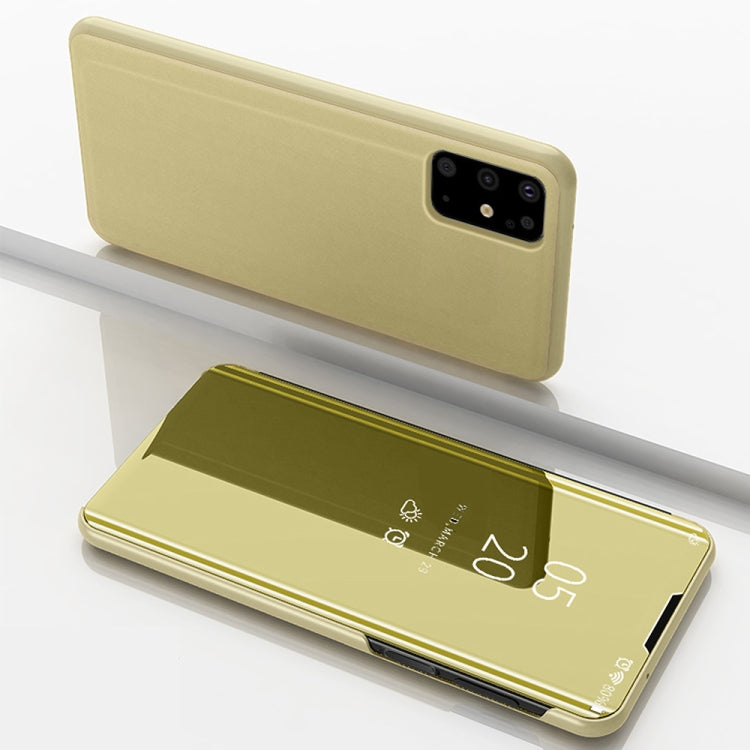 Plated Mirror Horizontal Flip Leather Case with Holder, For Galaxy S20+, For Galaxy S20 Ultra, For Galaxy S20, For Xiaomi Mi Note10 / Note 10 Pro