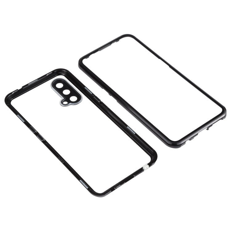 Full Cover Magnetic Metal Tempered Glass Phone Case, For OnePlus Nord 2 5G, For OnePlus Nord CE 5G