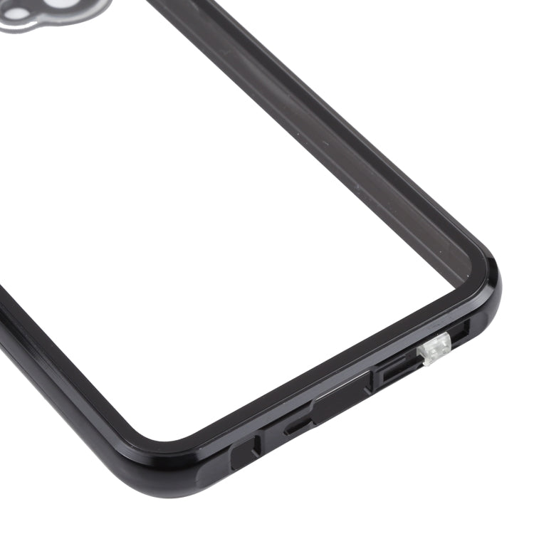 Full Cover Magnetic Metal Tempered Glass Phone Case, For OnePlus Nord 2 5G, For OnePlus Nord CE 5G